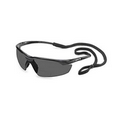 Conqueror Mag Safety Glass, Black Frame, Grey Lens